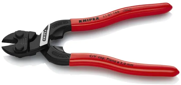 Knipex KNIPEX CoBolt® S Kompakt boltkutter svart fosfatert, plastbelagt 160 mm