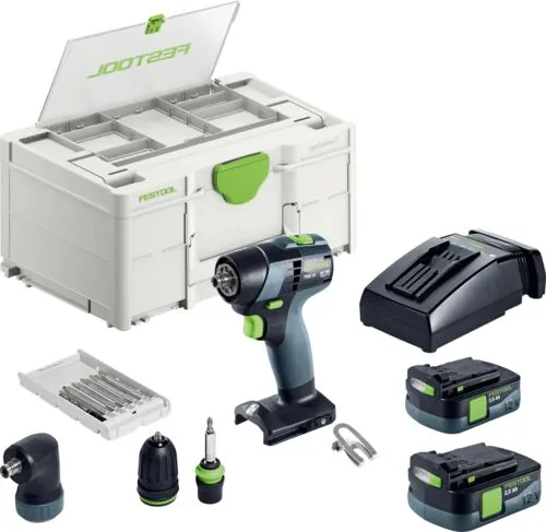 Festool Batteridrevet Boremaskin/Skruedrill TXS 12 2.5-Set