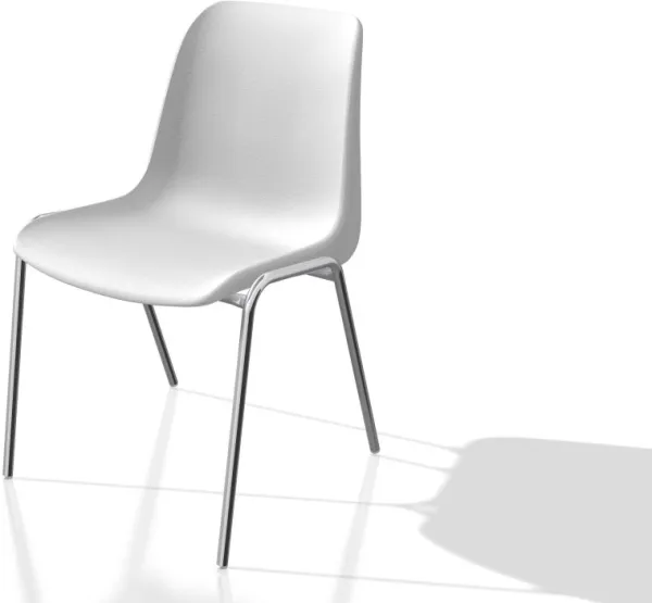 Gitte - Gjest-/kantinestol.