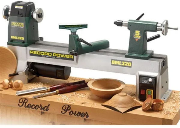 Record Tredreiebenk DML320 med variabel hastighet - M33